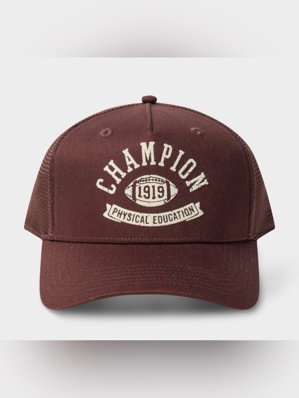 Champion Adult Phys Ed Twill
Trucker Hat - Maroon